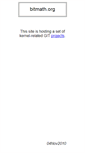 Mobile Screenshot of bitmath.org